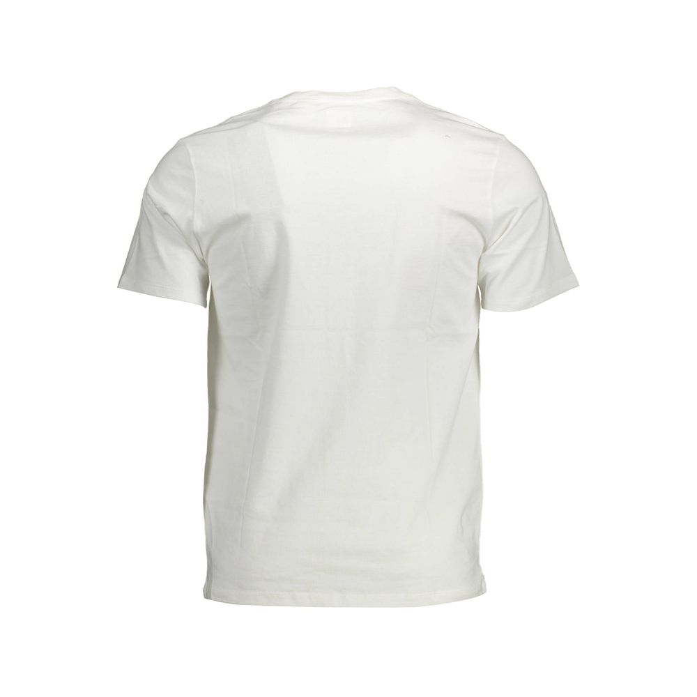 Classic V-Neck White Cotton Tee