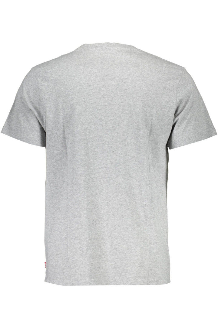 Levi's Sleek Gray Crew Neck Logo Tee