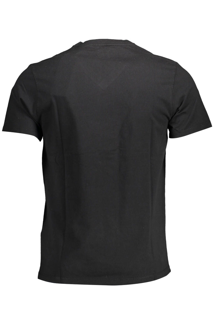 Levi's Elegant V-Neck Black Cotton Tee