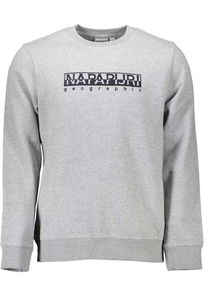 Napapijri Gray Cotton Sweater