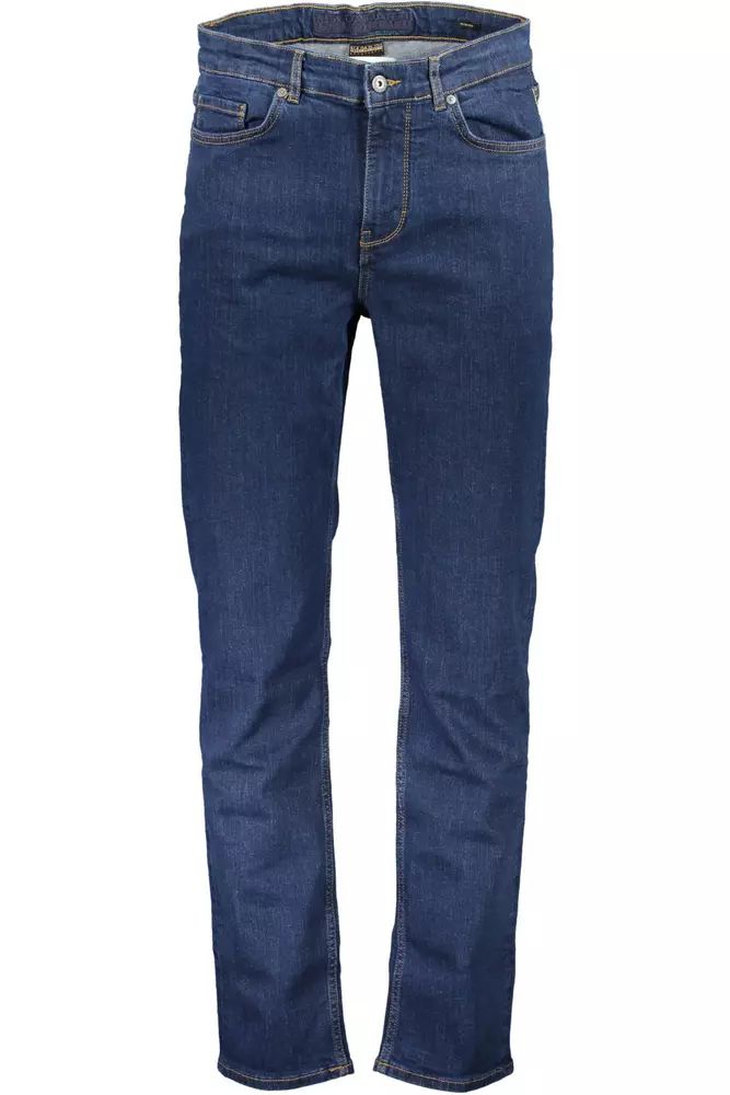 Napapijri  Blue Cotton Jeans & Pant