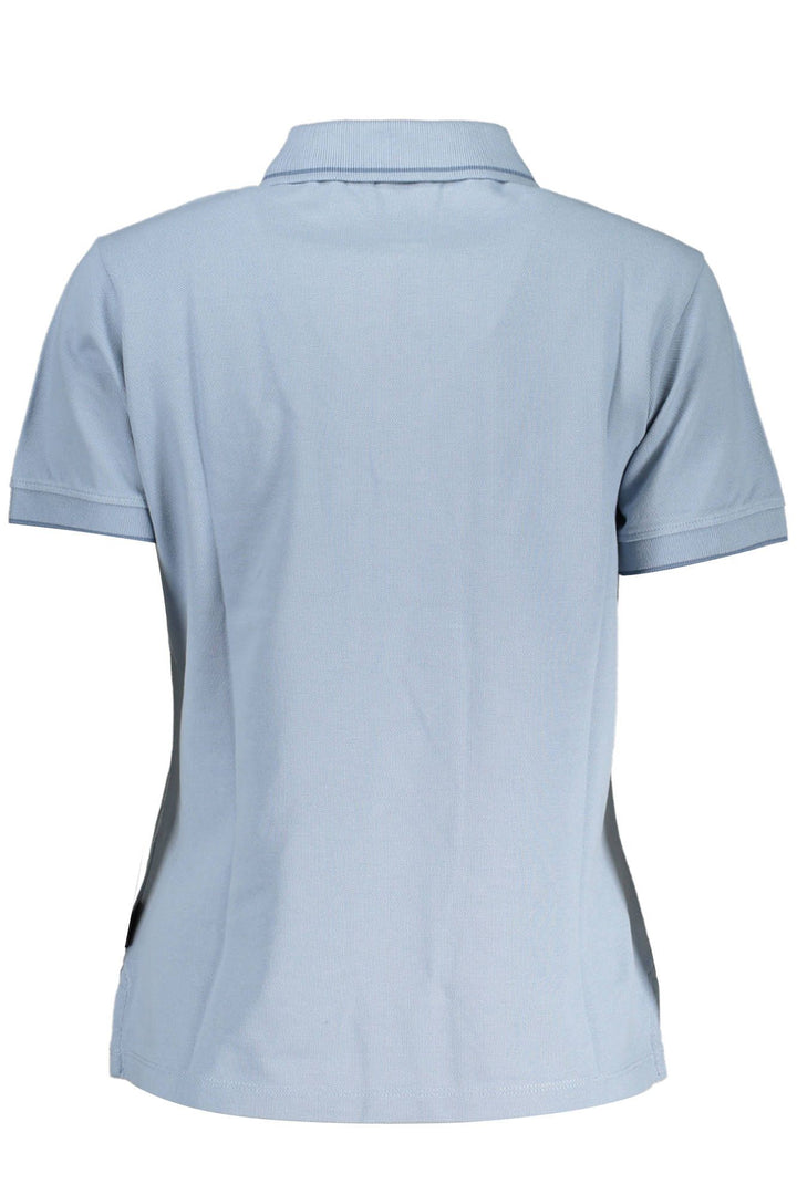 Napapijri  Light Blue Cotton Polo Shirt