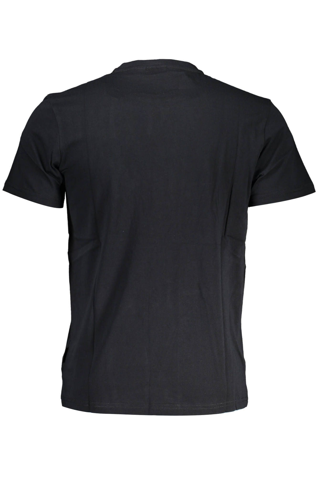 Napapijri Elegant Embroidered Black Cotton Tee