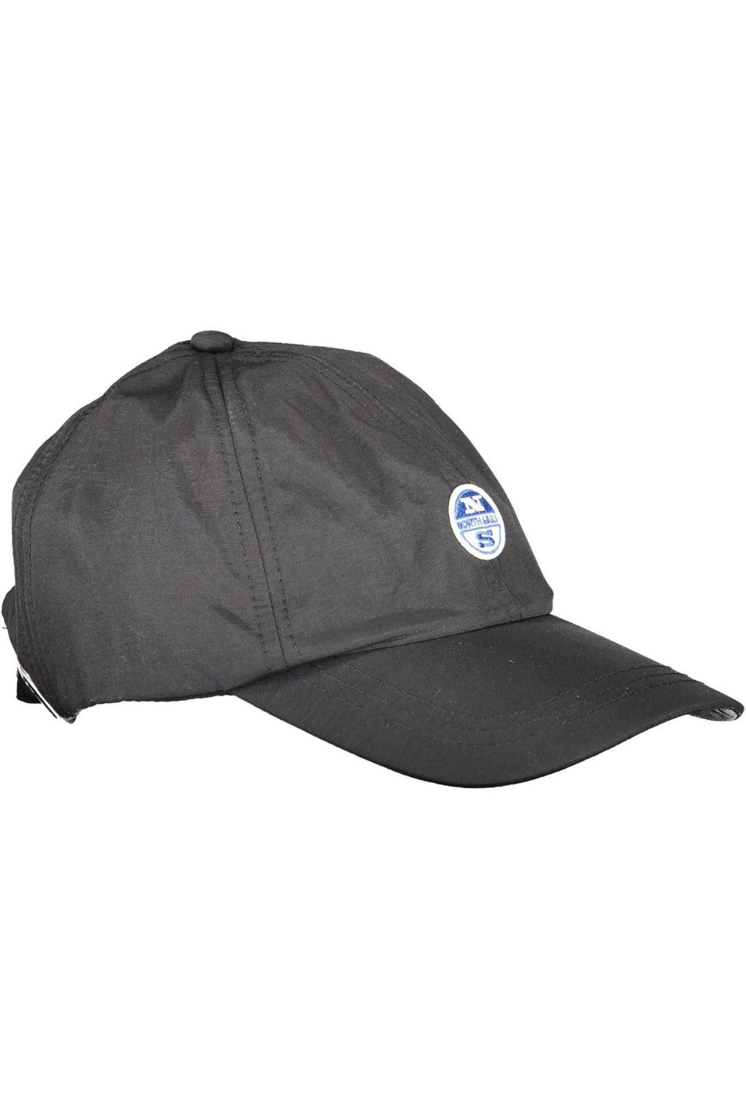 North Sails Sleek Black Visor Cap with Logo Detail