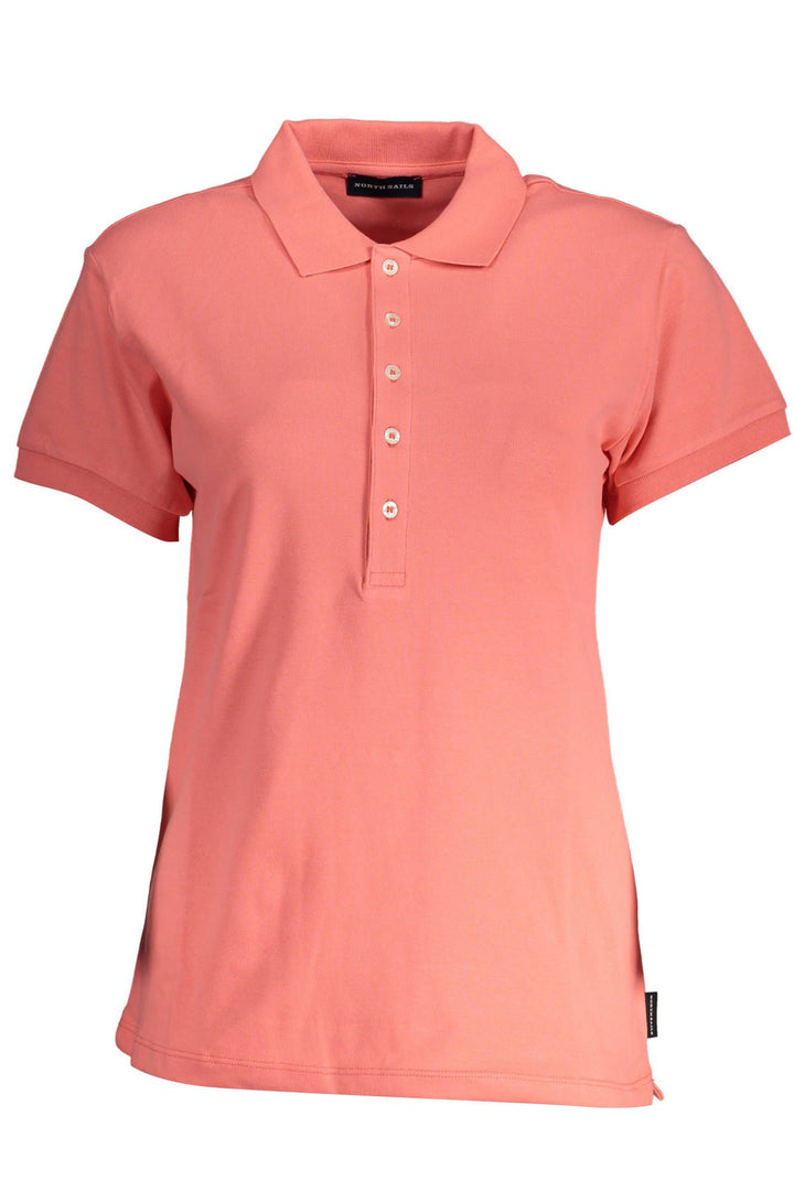 North Sails Pink Cotton Polo Shirt