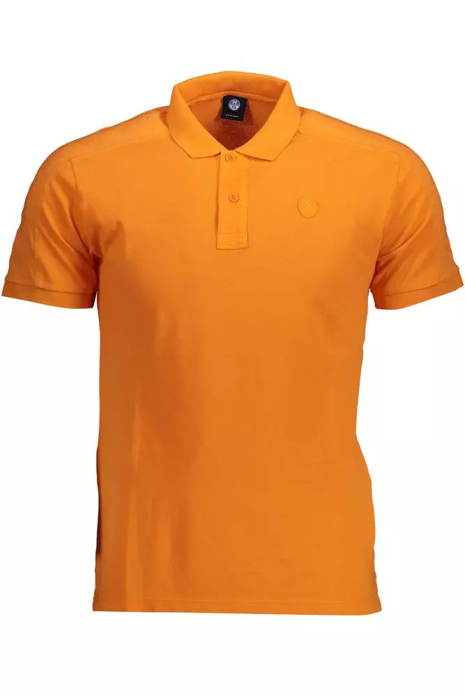 North Sails Orange Cotton Polo Shirt