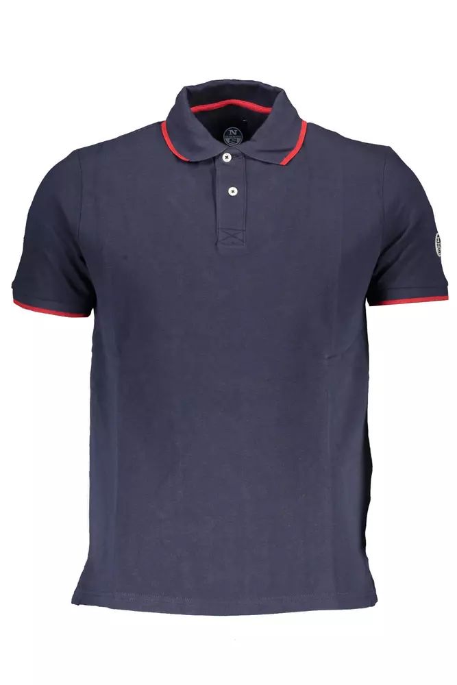 North Sails Blue Cotton Polo Shirt