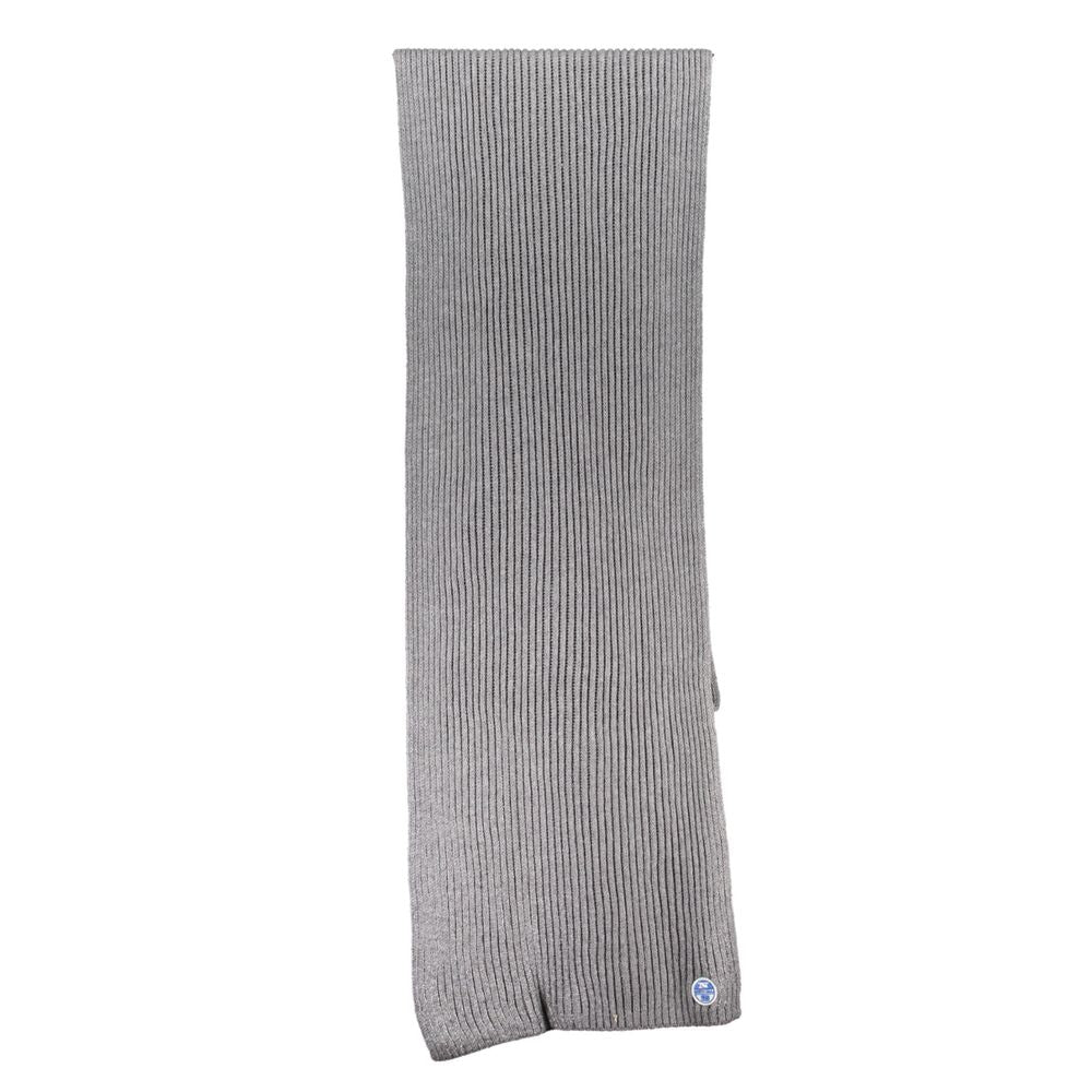 North Sails Gray Cotton Scarf