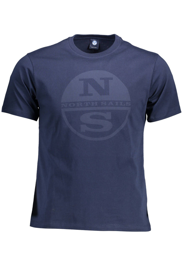 North Sails Chic Blue Nautical Print Tee for Men