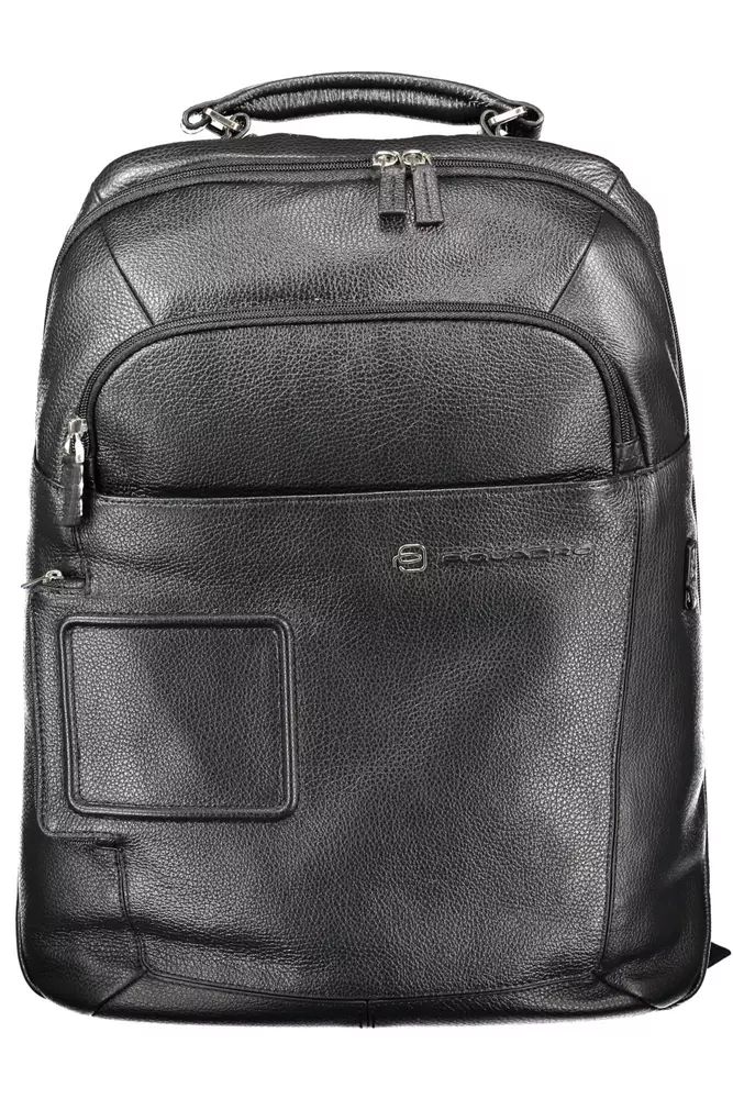 Piquadro Black Nylon Backpack