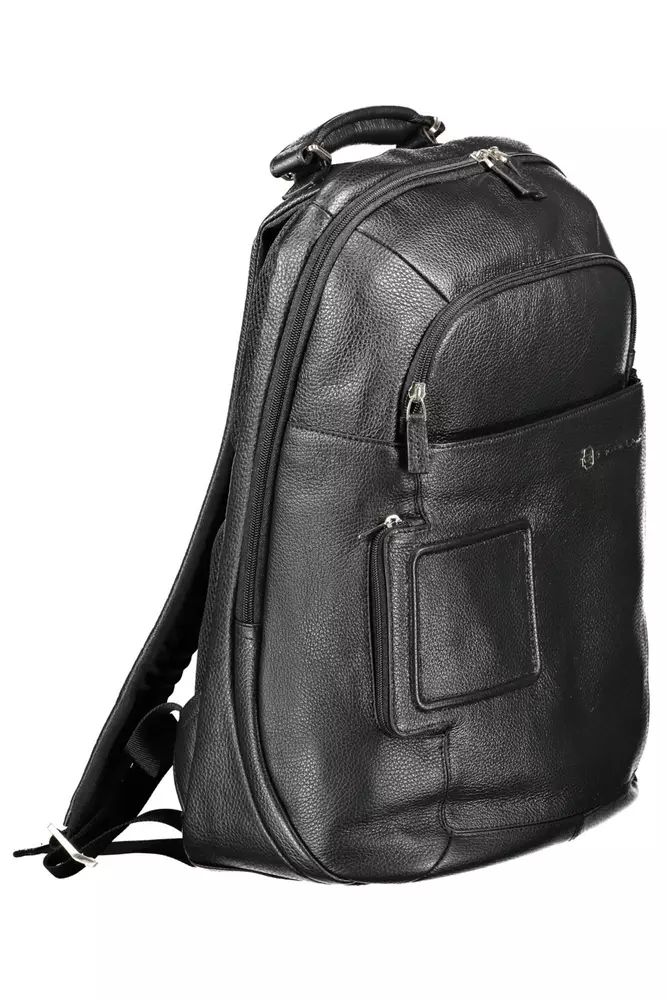 Piquadro Black Nylon Backpack