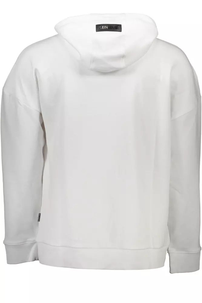 Plein Sport White Cotton Sweater