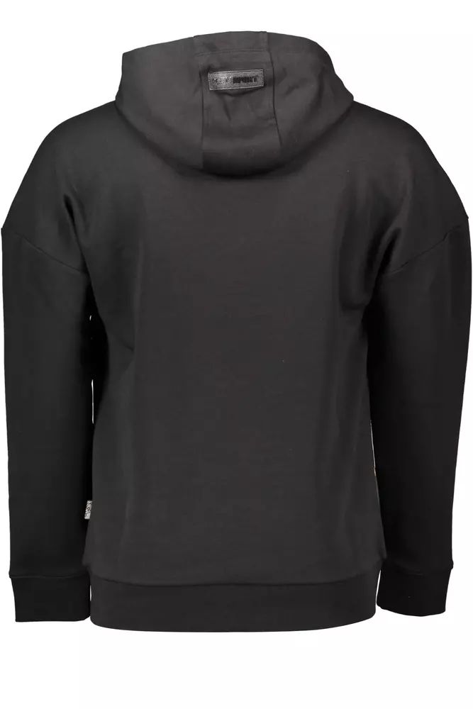 Plein Sport Black Cotton Sweater