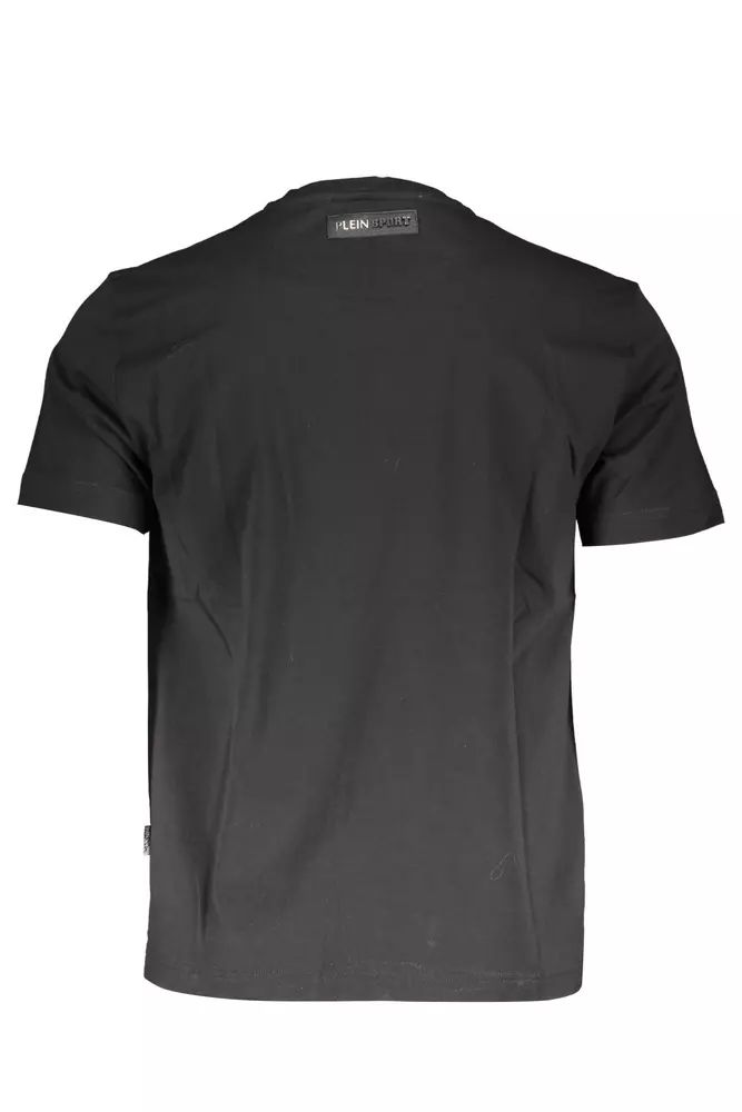 Plein Sport Black Cotton T-Shirt