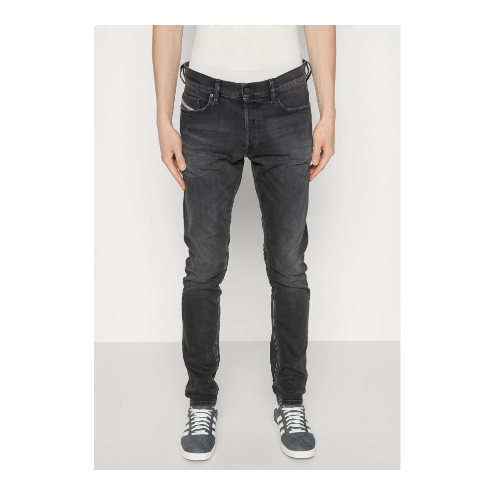 Black Cotton Jeans & Pant