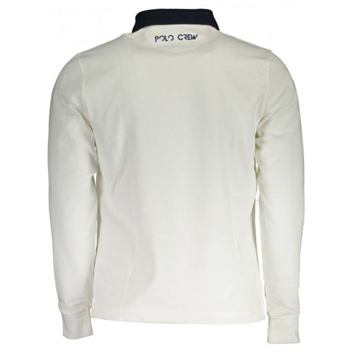 La Martina White Cotton Polo Shirt