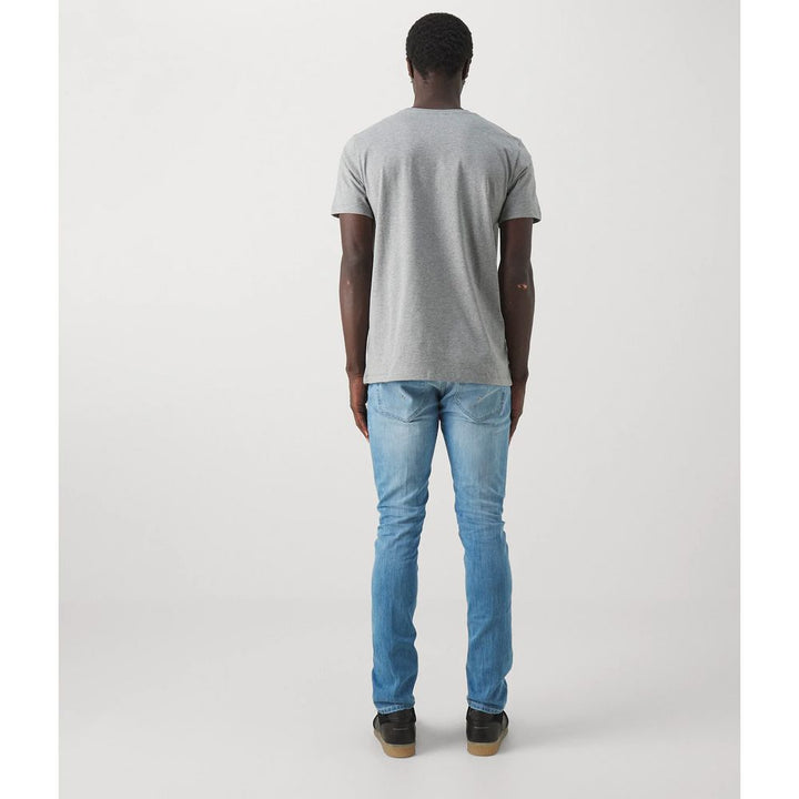 Dondup Light Blue Cotton Jeans & Pant