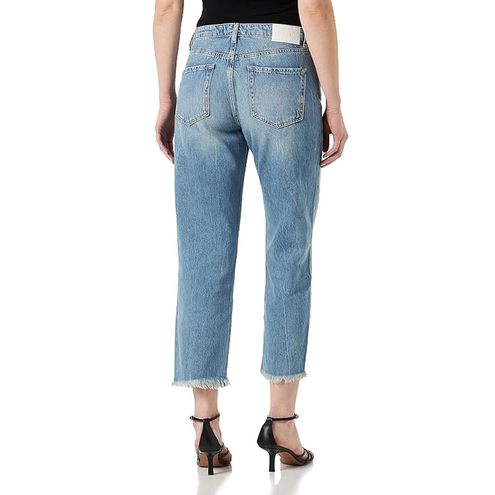 Pinko Blue Cotton Jeans & Pant