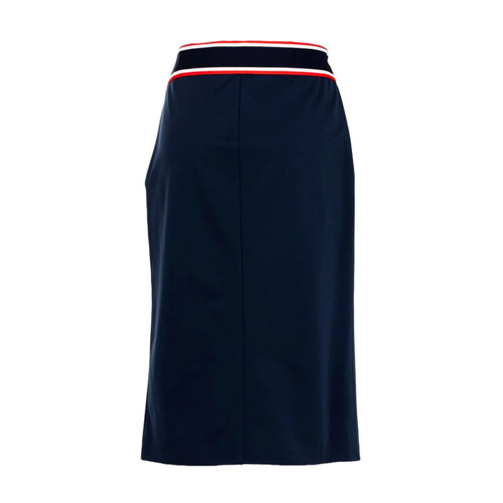 Pinko Blue Viscose Skirt