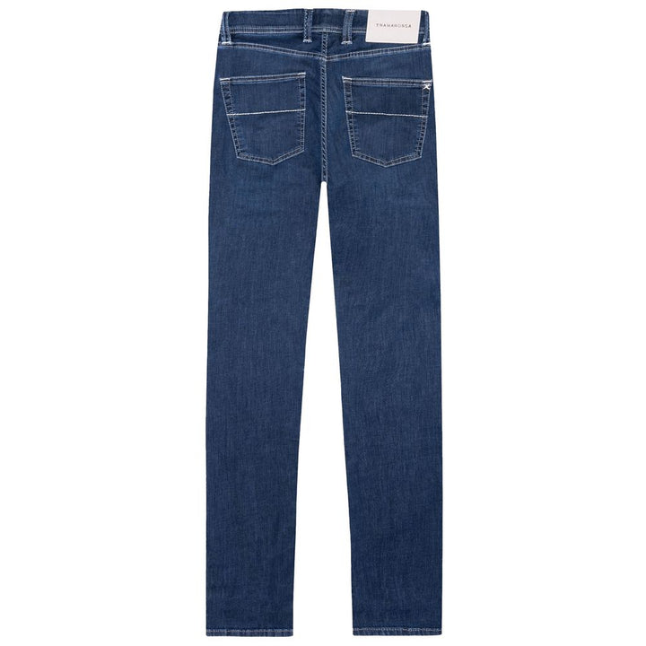 Blue Cotton Jeans & Pant