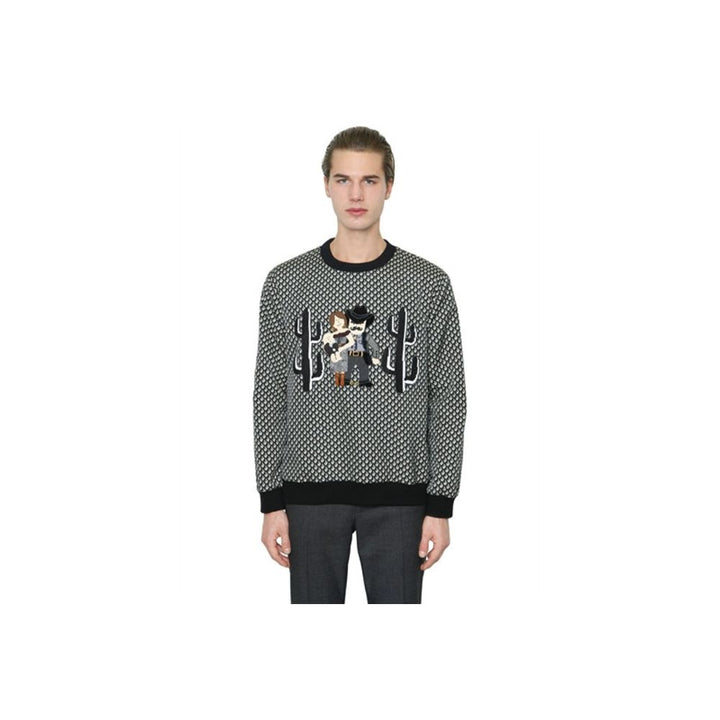 Dolce & Gabbana Black Polyester Sweater