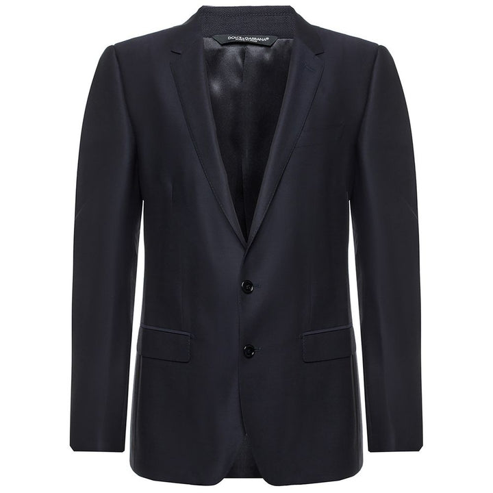 Dolce & Gabbana Blue Wool Vergine Suit