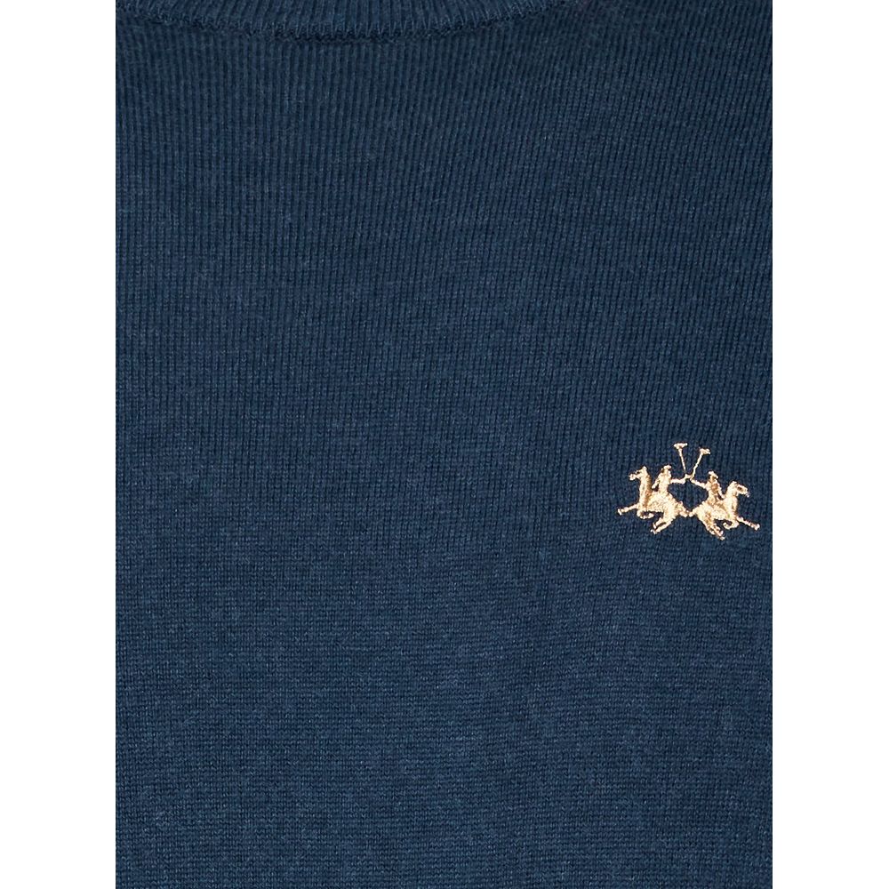 Light Blue Cotton Sweater