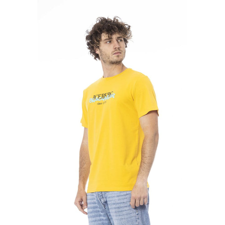 Iceberg Yellow Cotton T-Shirt