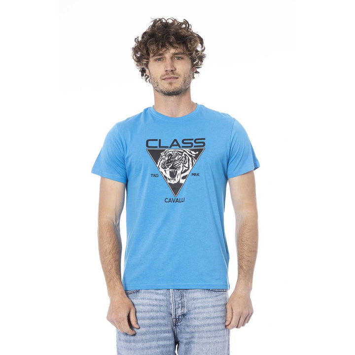 Light Blue Cotton T-Shirt