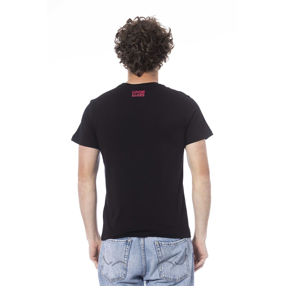 Black Cotton T-Shirt