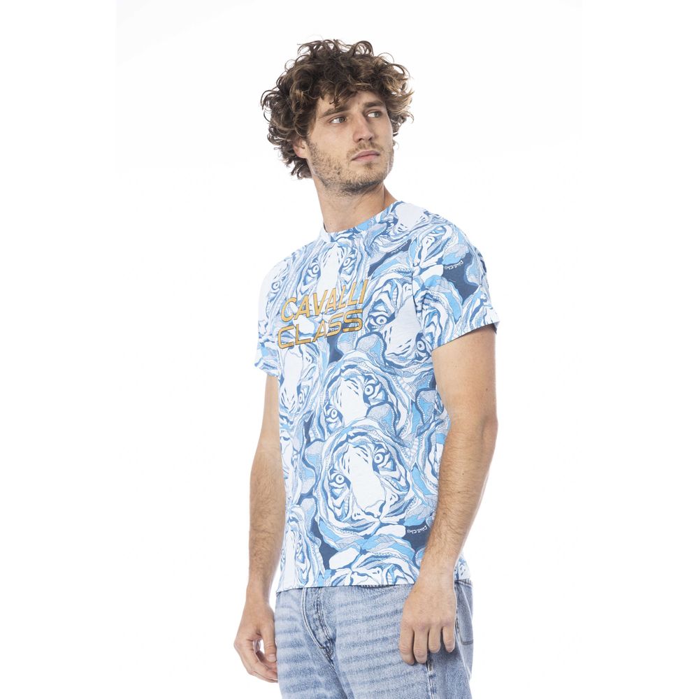 Light Blue Cotton T-Shirt