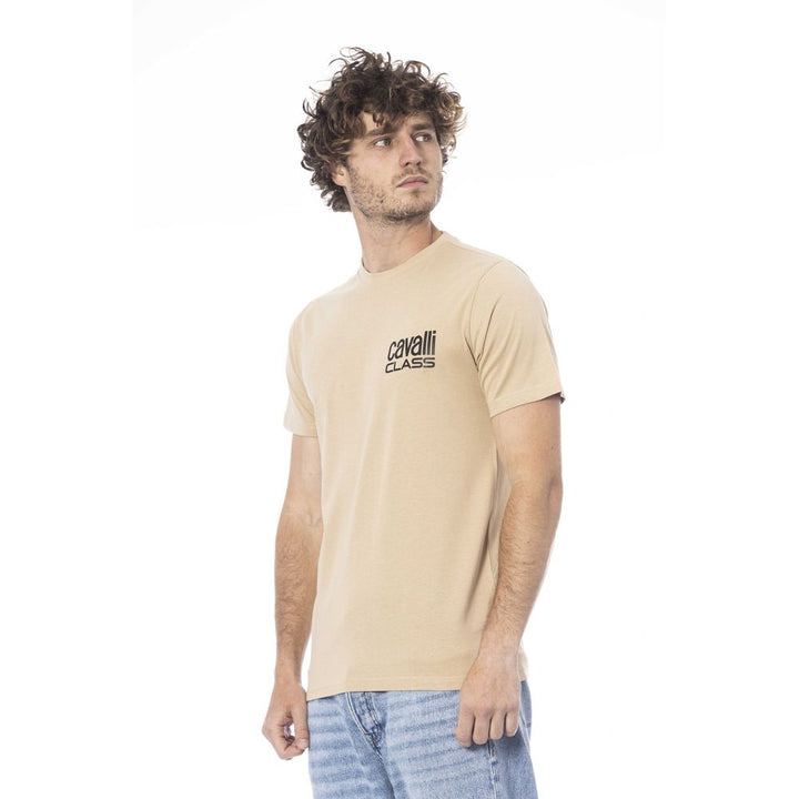 Beige Cotton T-Shirt