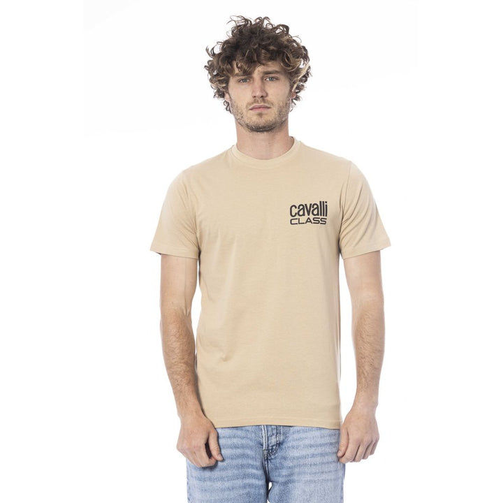 Beige Cotton T-Shirt