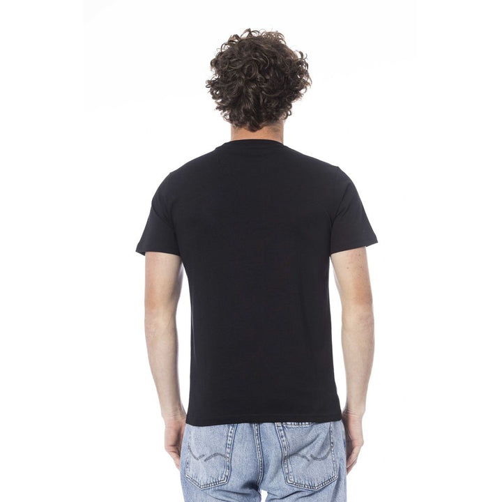 Black Cotton T-Shirt