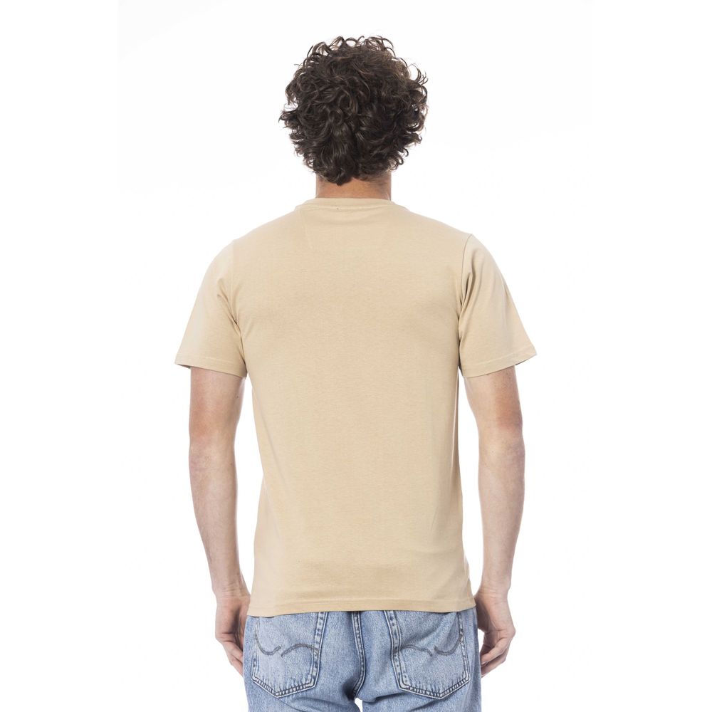 Beige Cotton T-Shirt