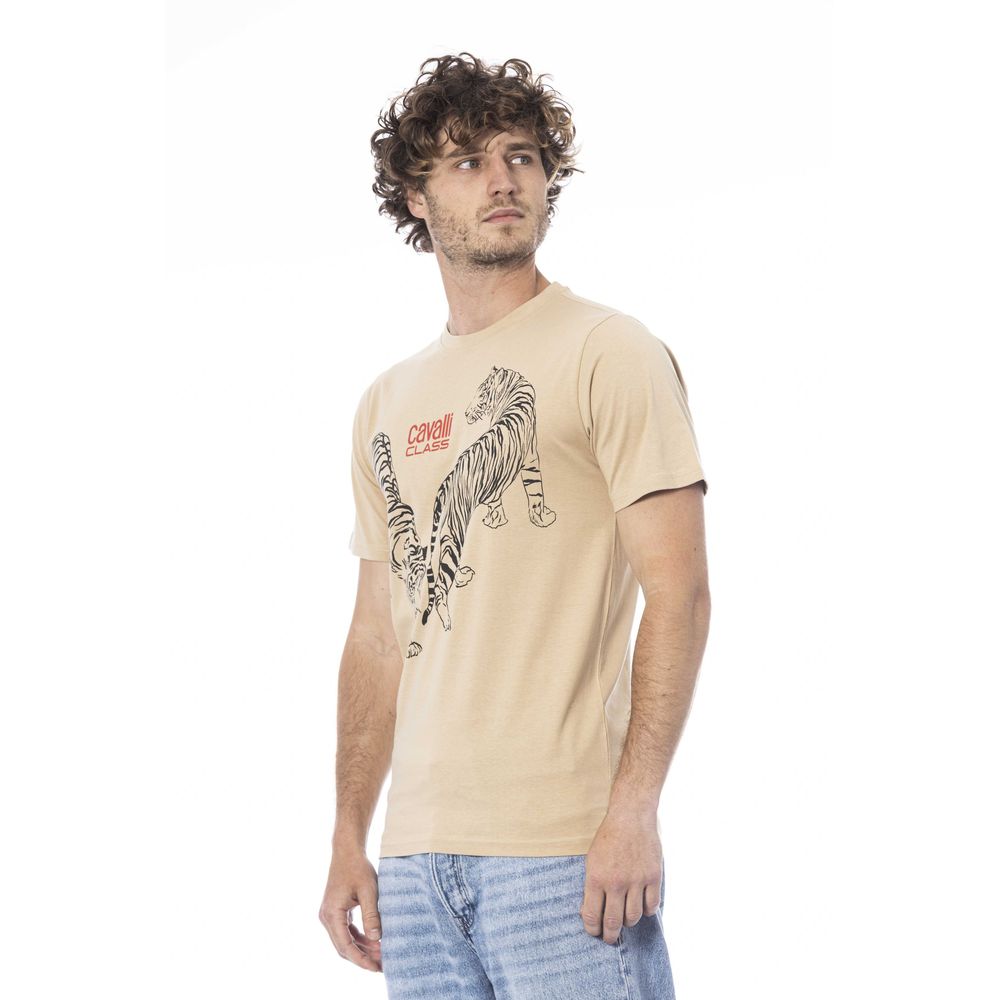 Beige Cotton T-Shirt