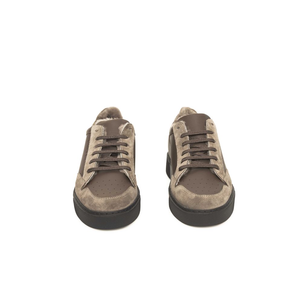 Beige COW Leather Sneaker