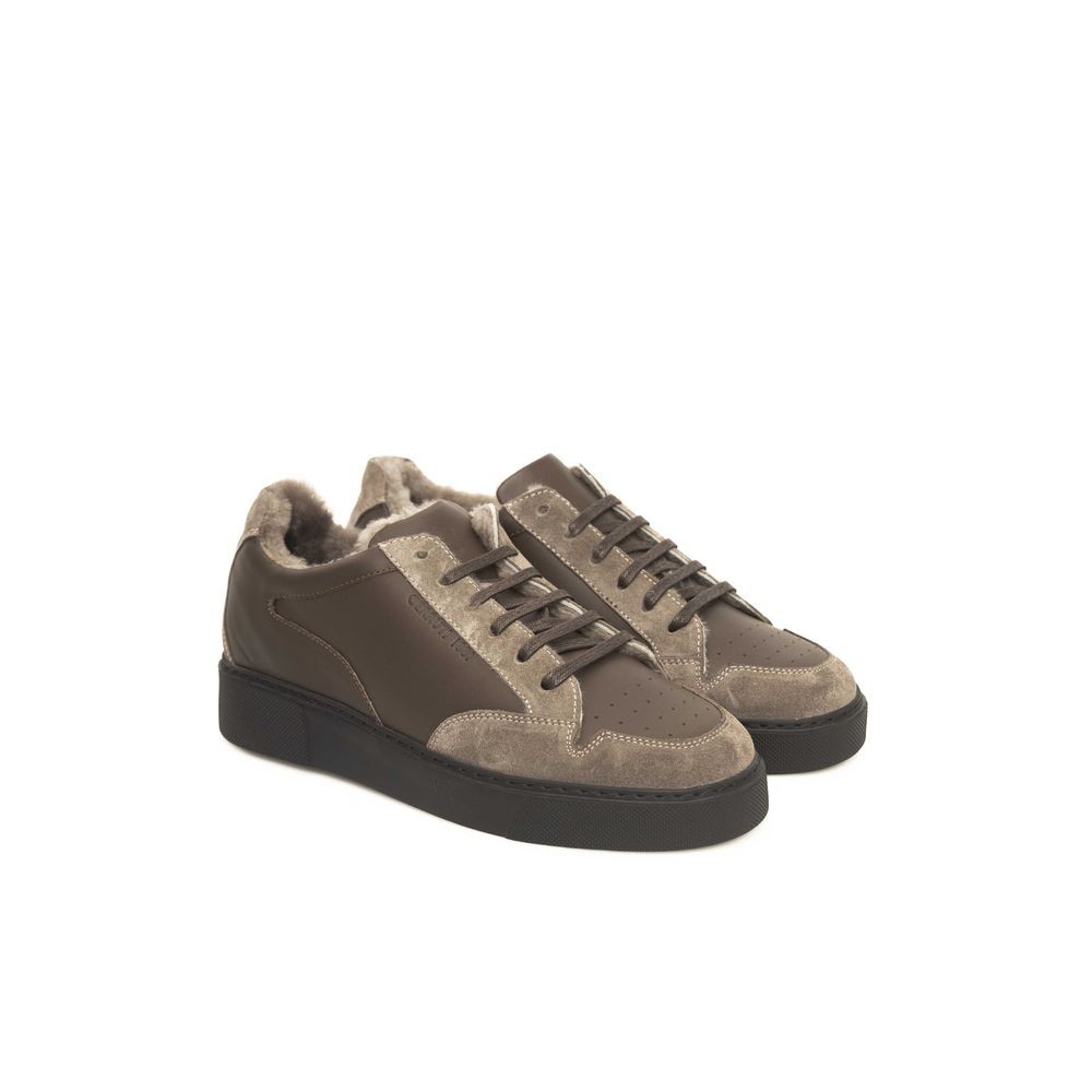 Beige COW Leather Sneaker