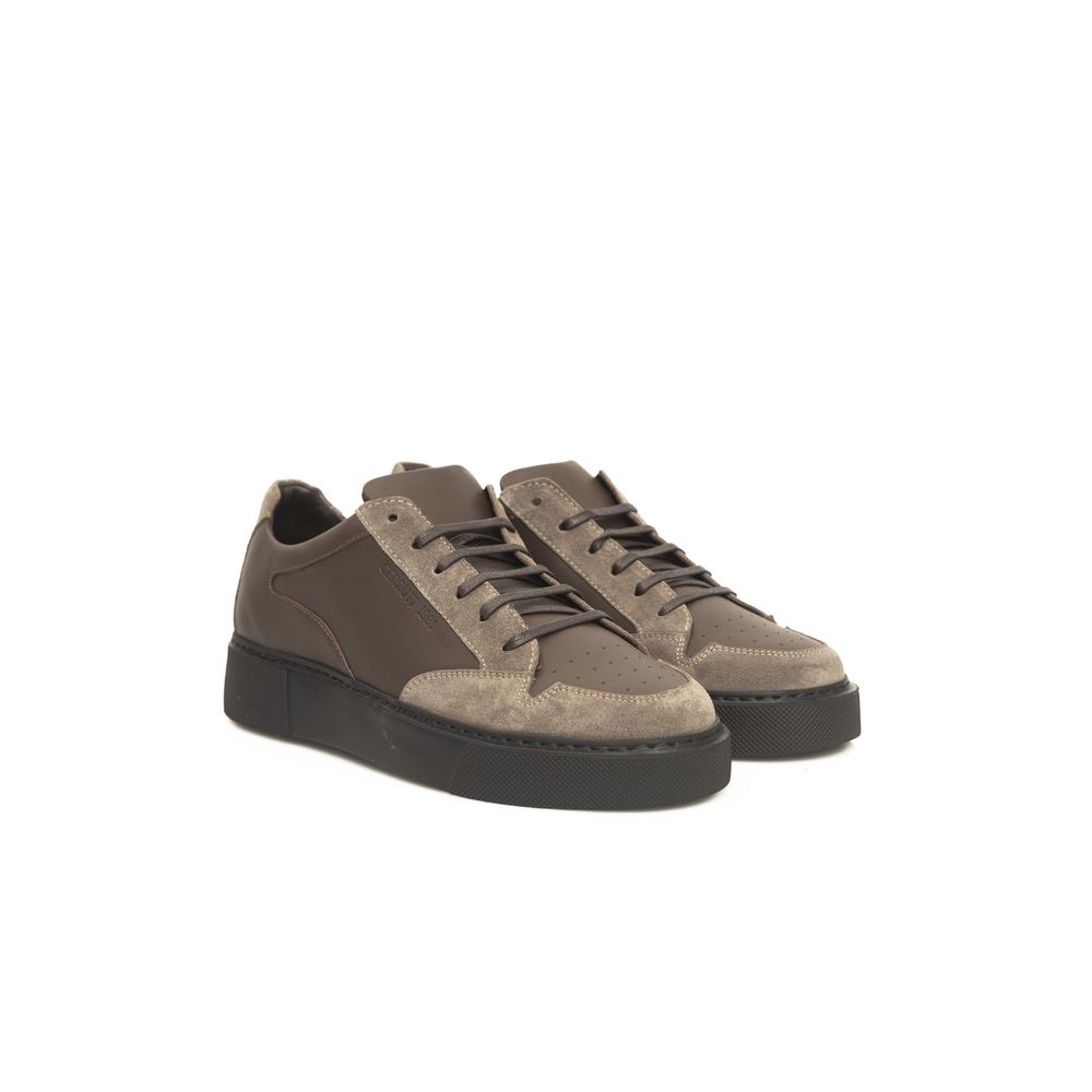 Beige COW Leather Sneaker