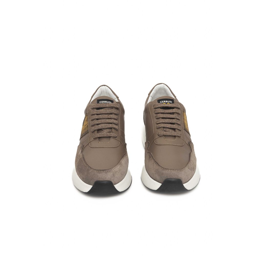 Cerruti 1881 Beige COW Leather Sneaker