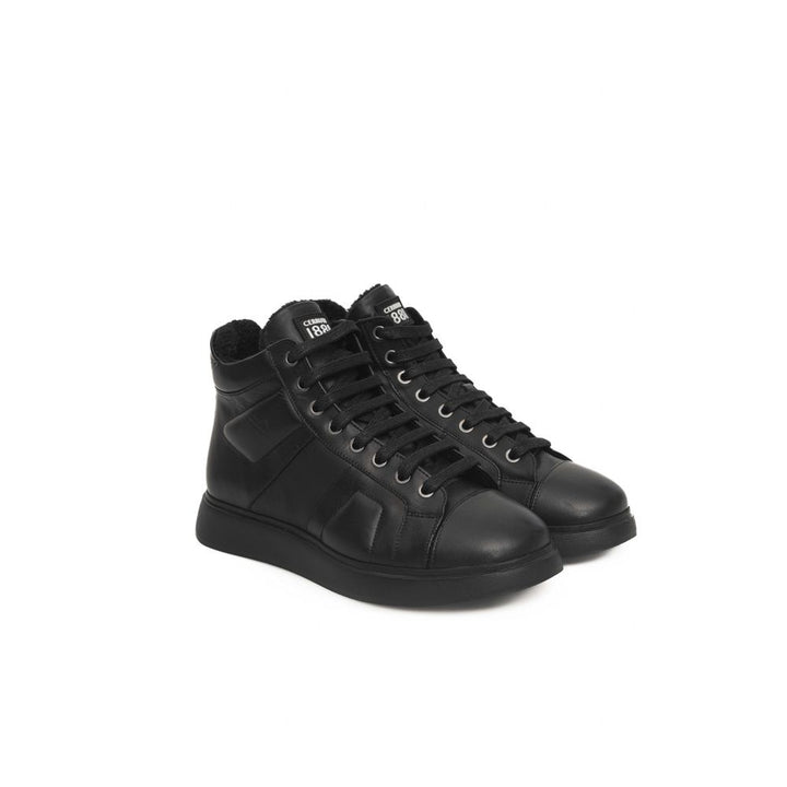 Cerruti 1881 Black COW Leather Sneaker