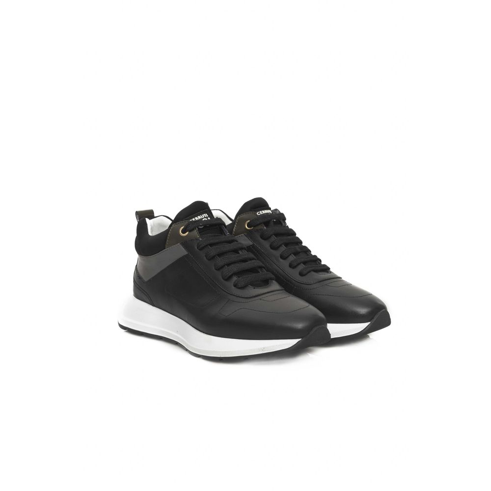 Cerruti 1881 Black COW Leather Sneaker