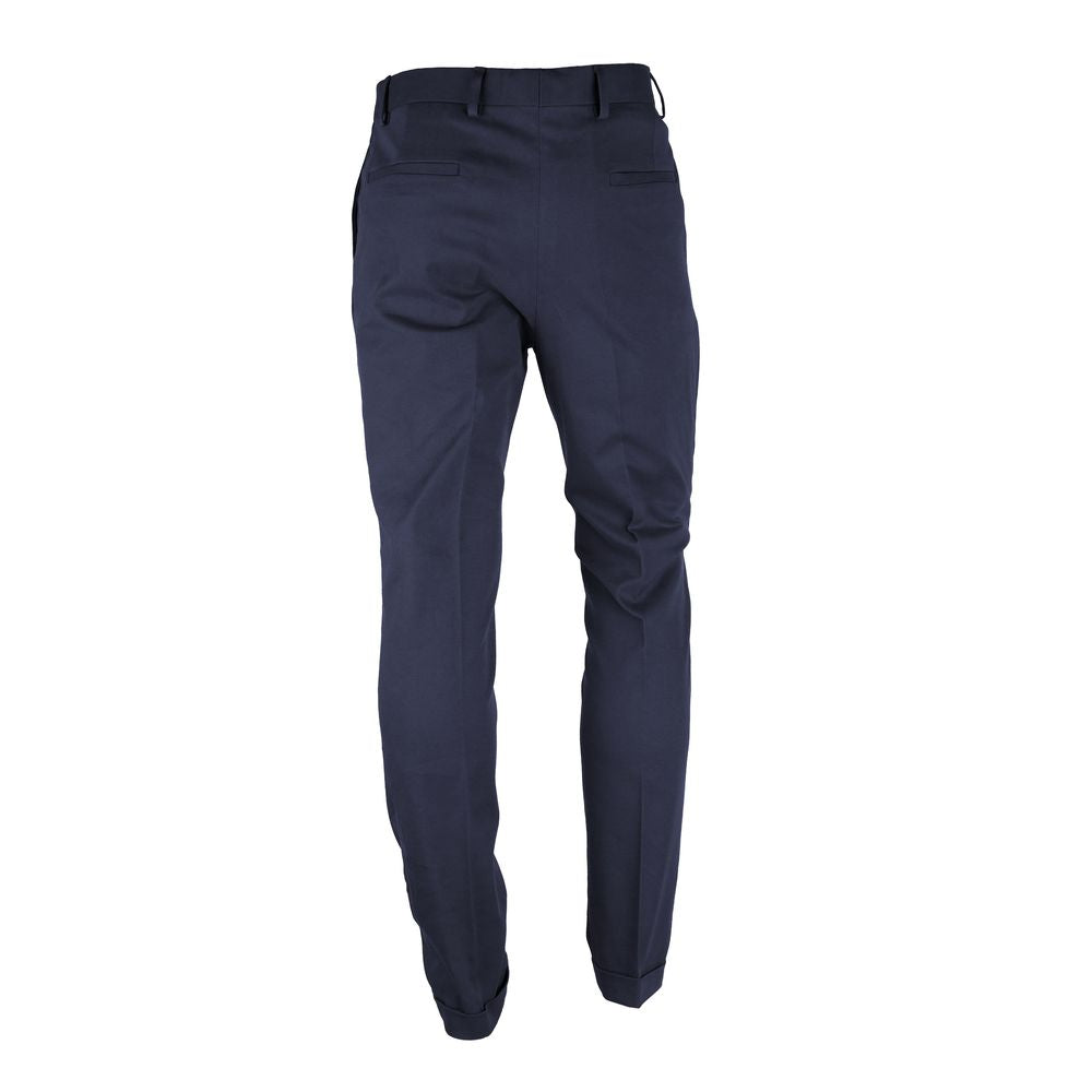 Made In Italy Elegant Wool Blend Milano Men's Trousers