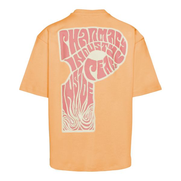 Pharmacy Industry Vibrant Orange Graphic Crewneck Tee