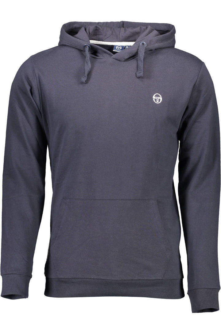 Sergio Tacchini Classic Blue Hooded Sweatshirt