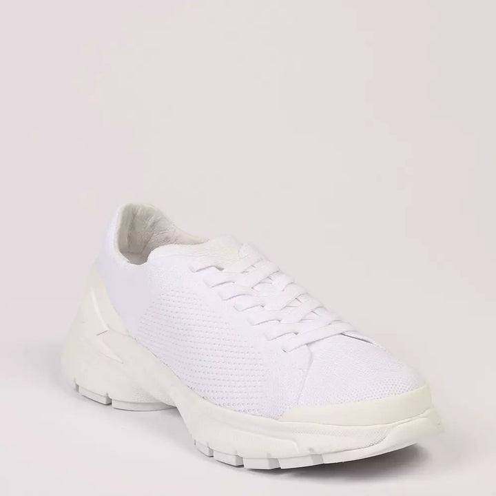 Ultra-Chic Bolt Sneakers in Crisp White