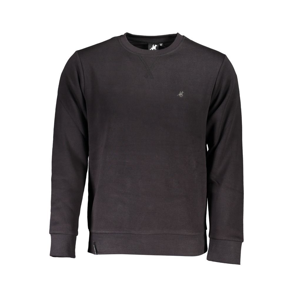 U.s. Grand Polo Black Cotton Sweater