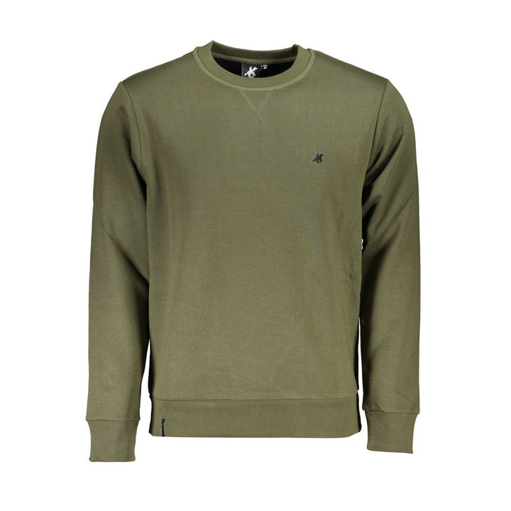 U.s. Grand Polo Green Cotton Sweater