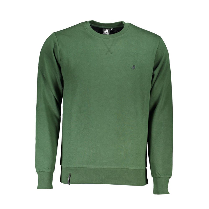 U.s. Grand Polo Green Cotton Sweater