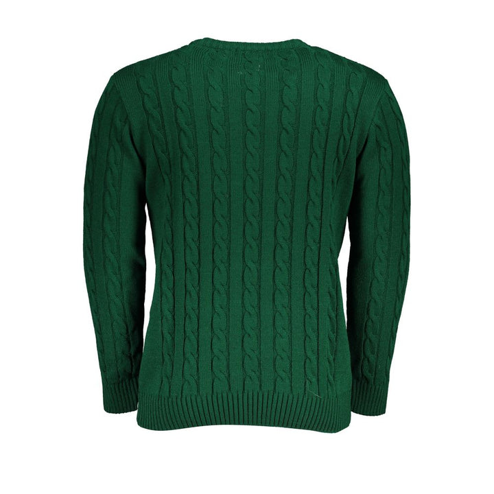 U.s. Grand Polo Green Fabric Sweater